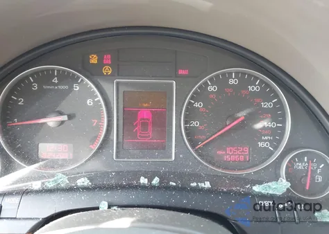 2002 Audi A4 3.0 from USA, damaged, VIN WAULT68E82A186470